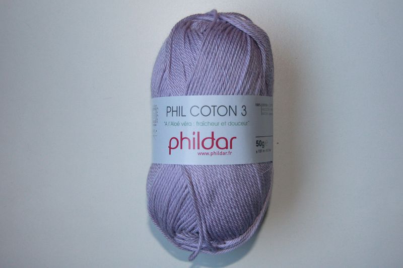 Phildar Cotton 3 Ref.0069 Lavande