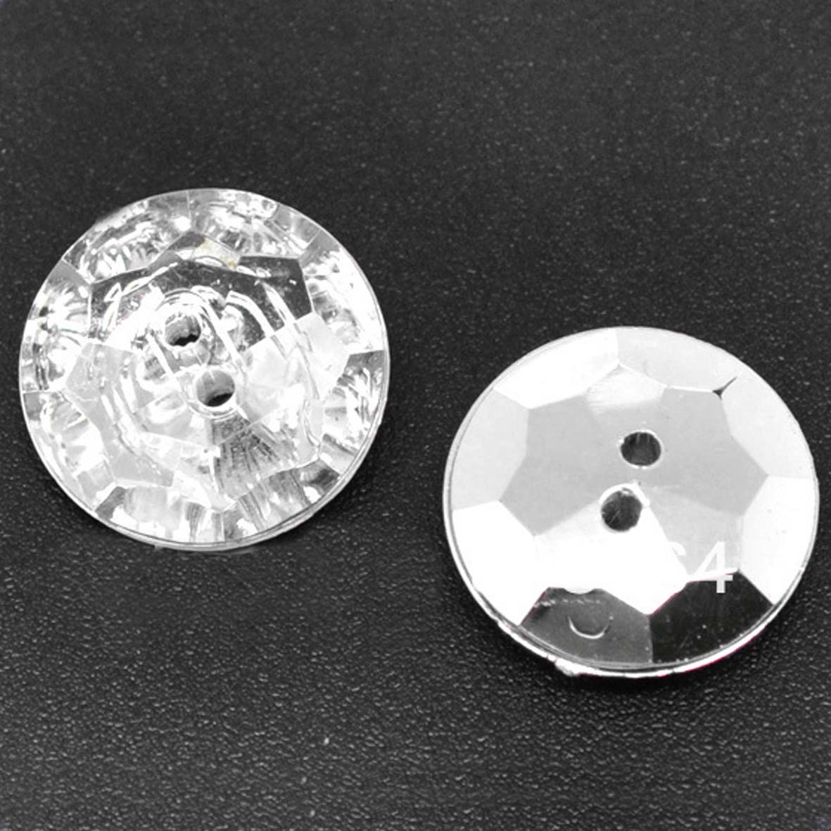 Botón redondo brillante (opciones de tamaño) – TudeLanas